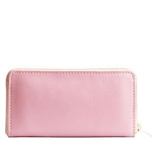 New vintage pink Portland leather wallet